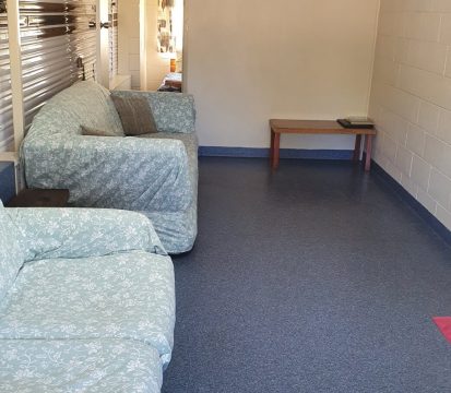 Van 10 Lounge area with Sofa bed